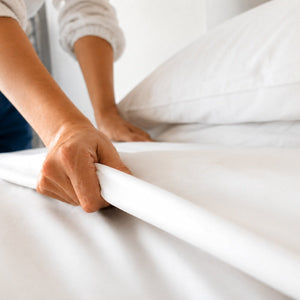 Drap plat polycoton