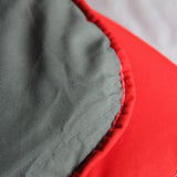 Couette Chaude Reversible Rouge/Gris zoom