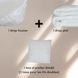 Description Parure Drap Plat Biodegradable Soft