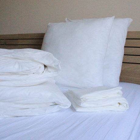 Parure Housse De Couette Biodegradable Prestige sur un lit