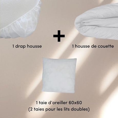 Description Parure Housse De Couette Jetable Luxe