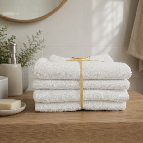 Serviette de Bain Lavable pliée